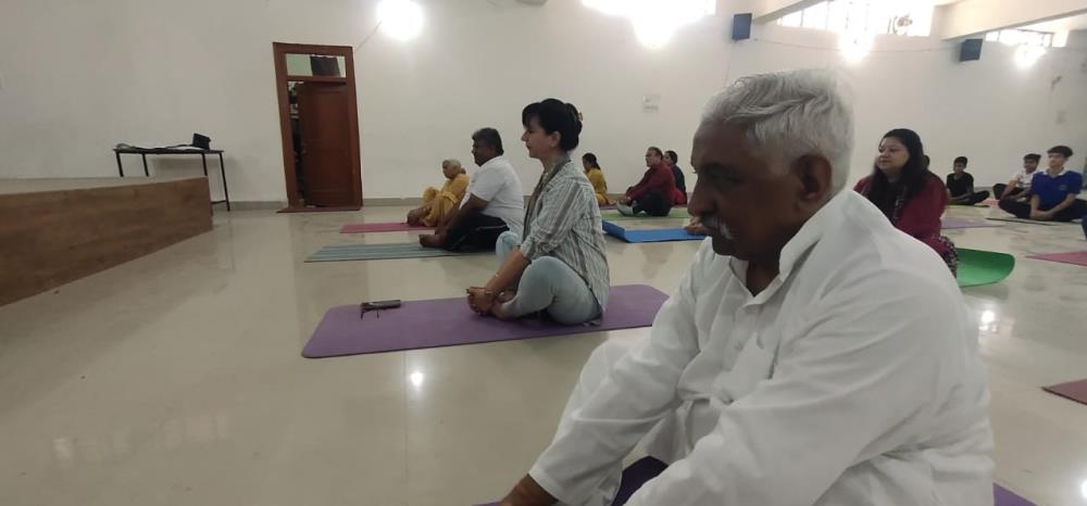 Yoga session on International Yoga Day