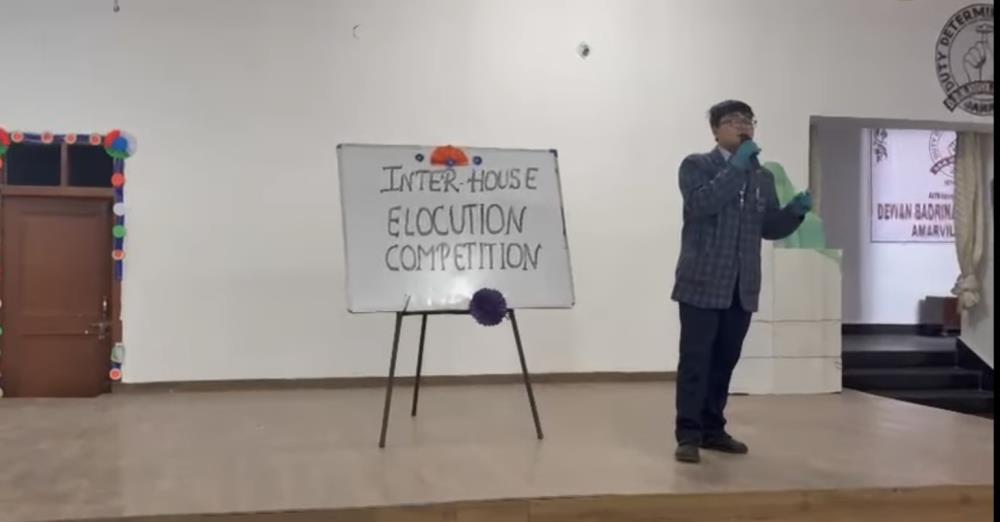 INTER HOUSE ELOCUTION COMPETITION