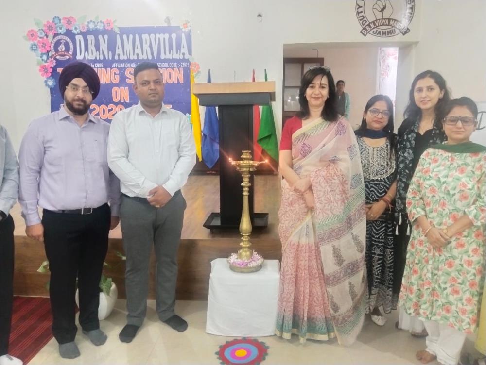 DBN Amarvilla Organised a training session on NEP 2020 & NCF